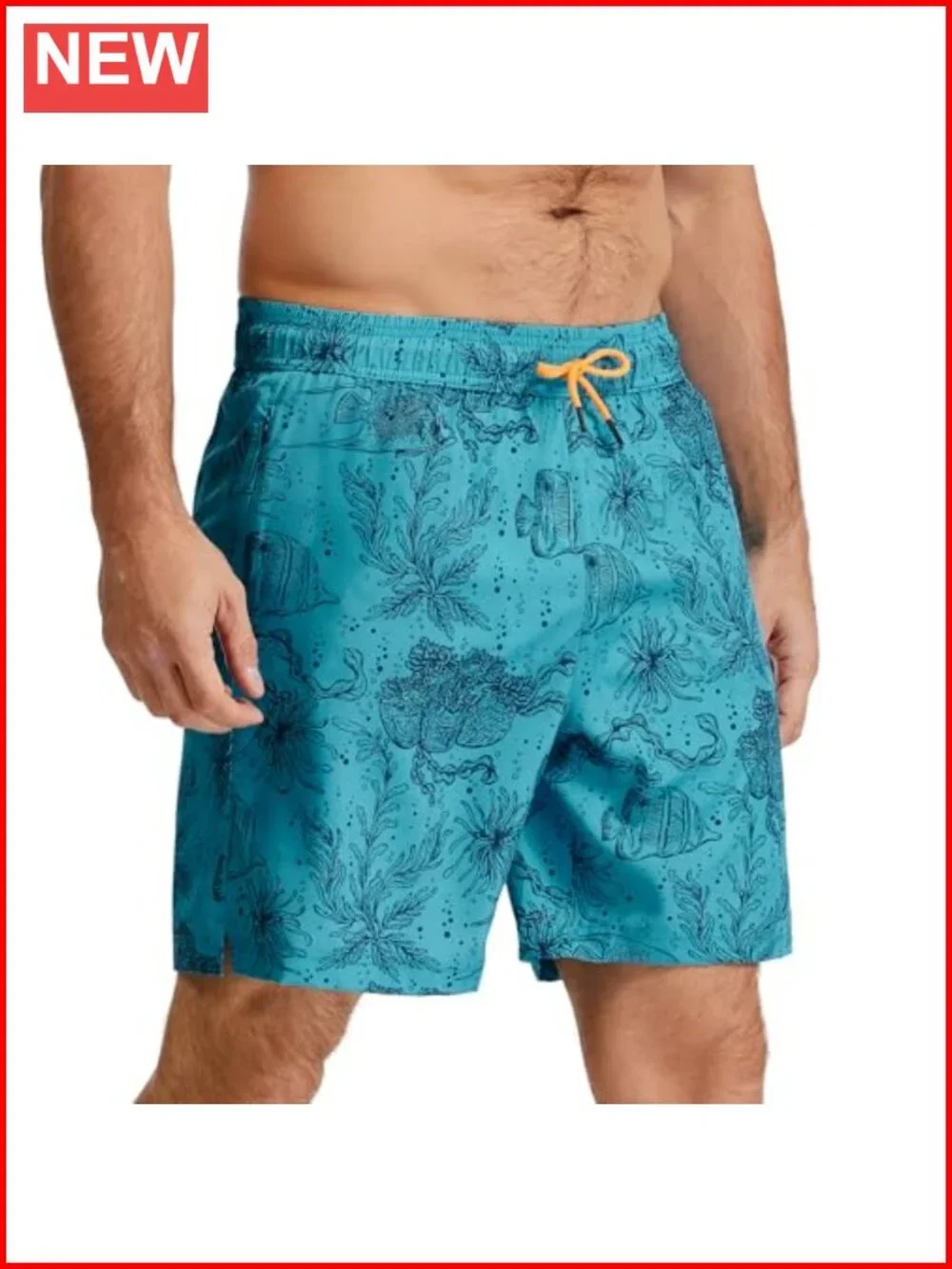 Men's 2 in 1 Swim Trunks with Compression Liner 7